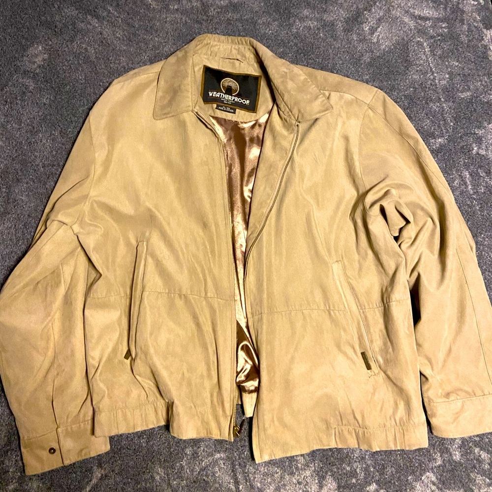 Weatherproof zip up jacket